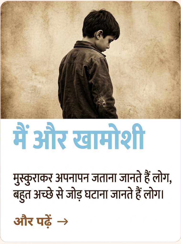 MAIN aur khamoshi